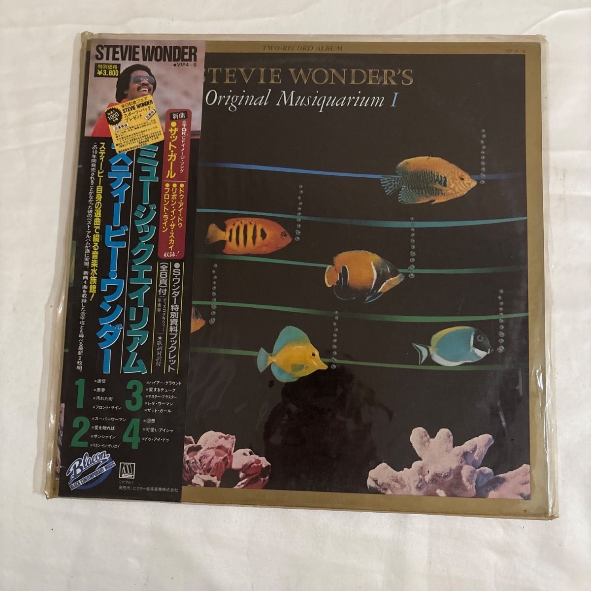 【中古LPレコード】スティーヴィー・ワンダー / ミュージック・エイリアム 国内盤 2枚組C-314