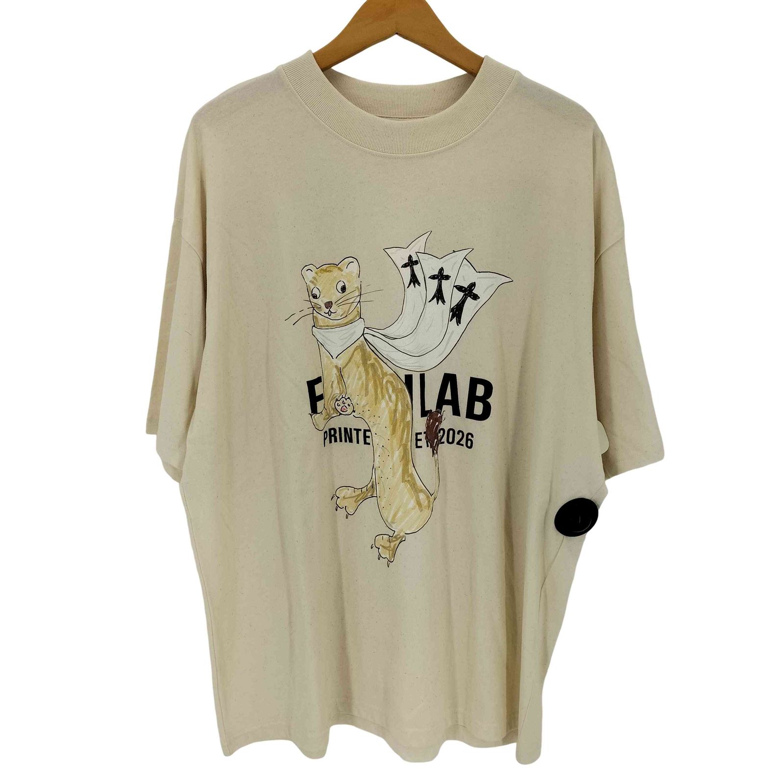 ユーズドフルギ USED古着 {{EGONLAB}} 26SS HERMINE T-SHIRT street メンズ import：M