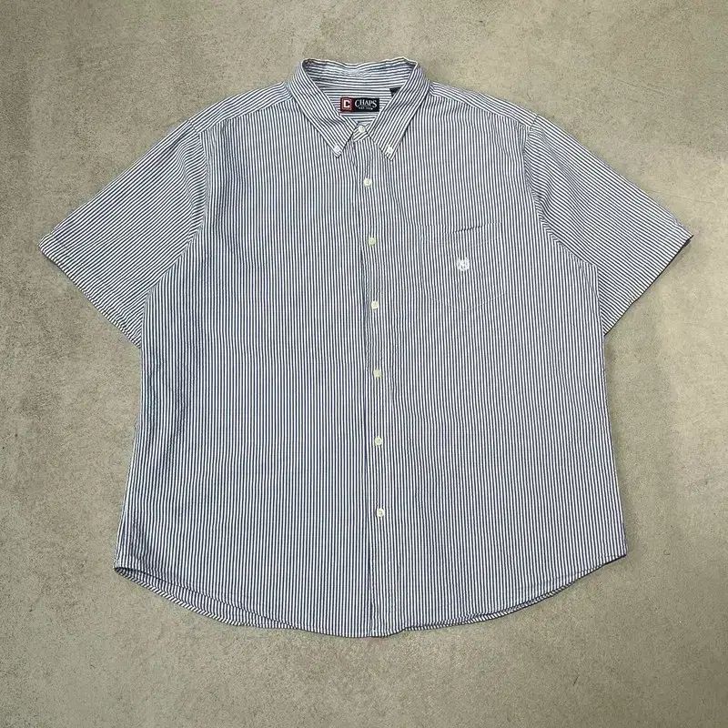 CHAPS by ralph lauren シアサッカー ハーフシャツ s11393