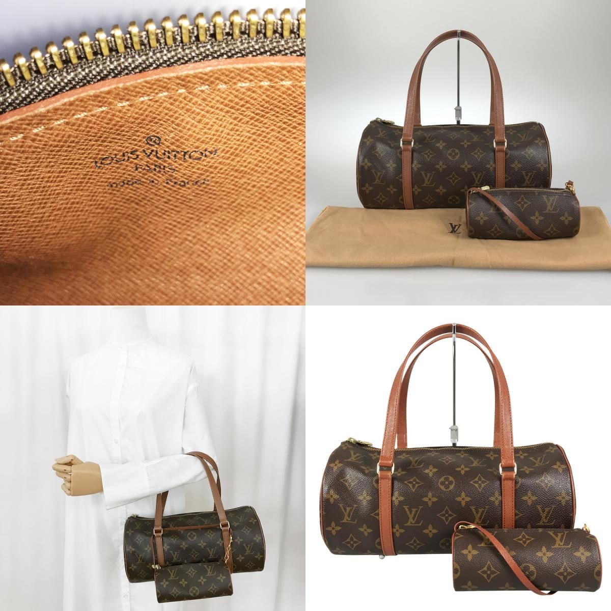 ルイ・ヴィトン LOUIS VUITTON モノグラム 旧パピヨン 26 M51366 PVC