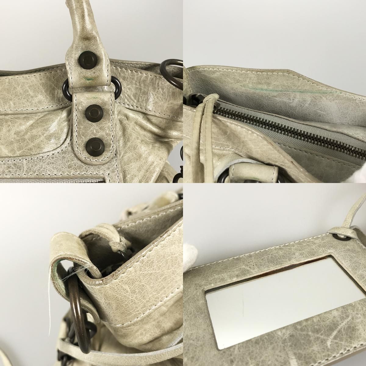 バレンシアガ BALENCIAGA ザ ファースト 103208 レザー ハンドバッグ 