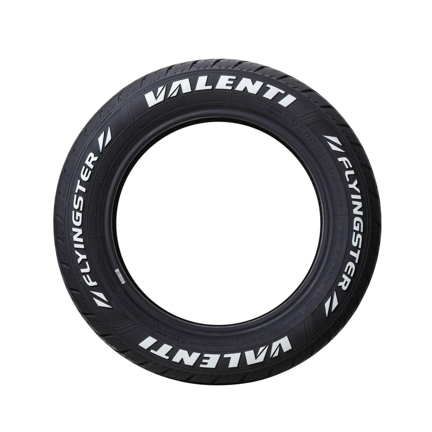 新品 VALENTI 215/60R17 ハイエース専用設計 ホワイトレター タイヤ FLYINGSTER【VT17-001-21560R】