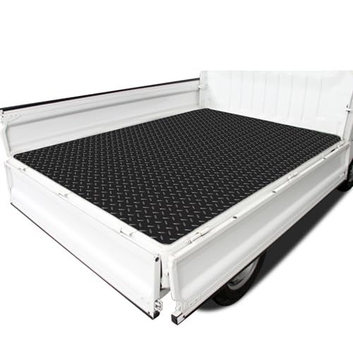 KUKUAN荷台用ゴムマット 軽トラック 荷台マット 厚さ約3mm×1400mm×2000mm 軽ト 滑り止め 屋外 (黒い縞, 2000*1400*3mm)ts 978f771b