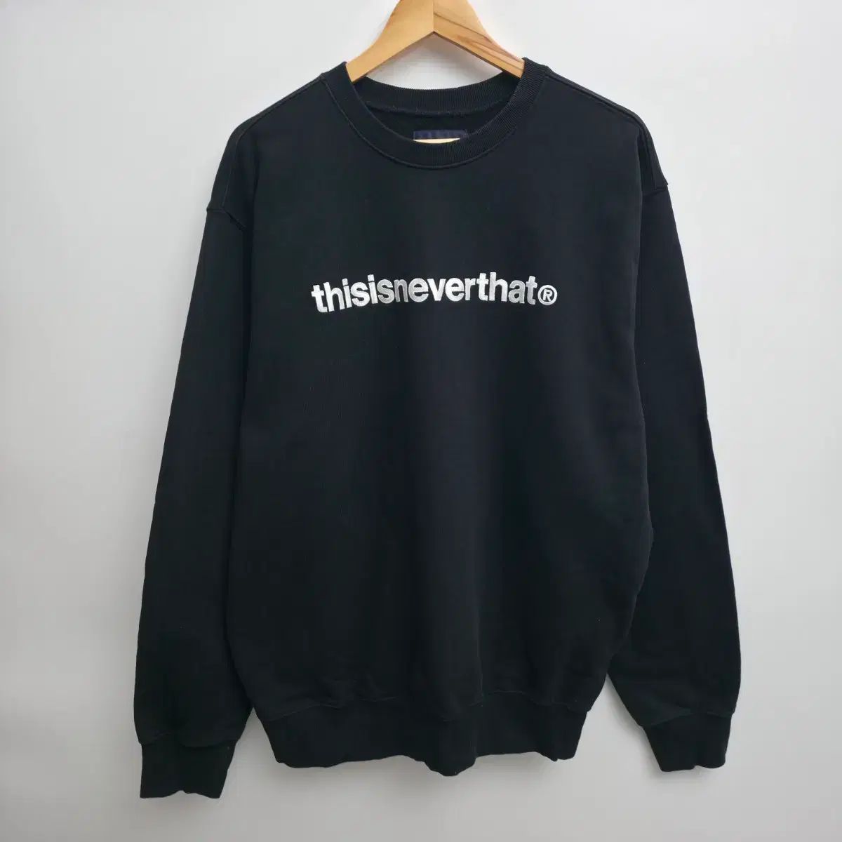 XL ディスイズネバーザット ブラック スウェット