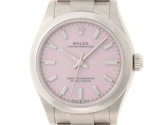 ROLEX ロレックス ウォッチ オイスター パーペチュアル 31 時計 277200 腕時計 ステンレススチール キャンディーピンク文字盤 自動巻き レディース【中古】【472】SJ 658,812円