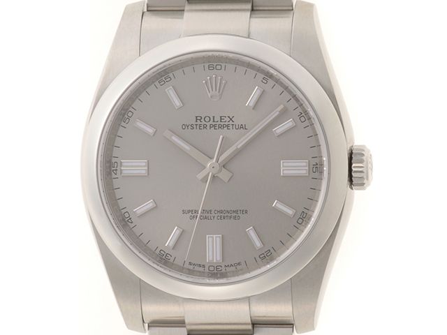 ROLEX ロレックス ウォッチ オイスター パーペチュアル36 時計 116000 腕時計 ステンレススチール シルバー文字盤 自動巻き メンズ【中古】【472】SJ