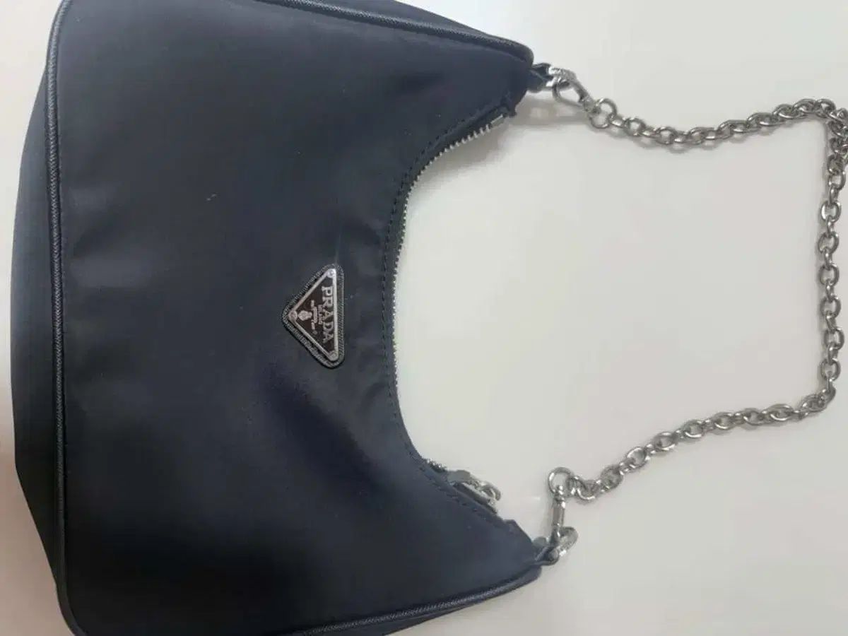 ブラック PRADA テスート HOBO BAG