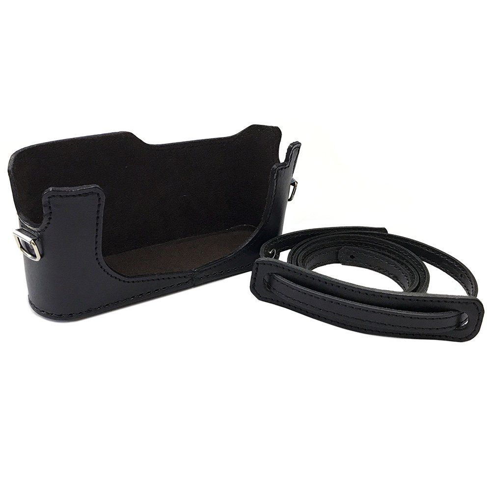 新品 [カメラ.ヒラノ] カメラボディーケース h-leica-m2 Black