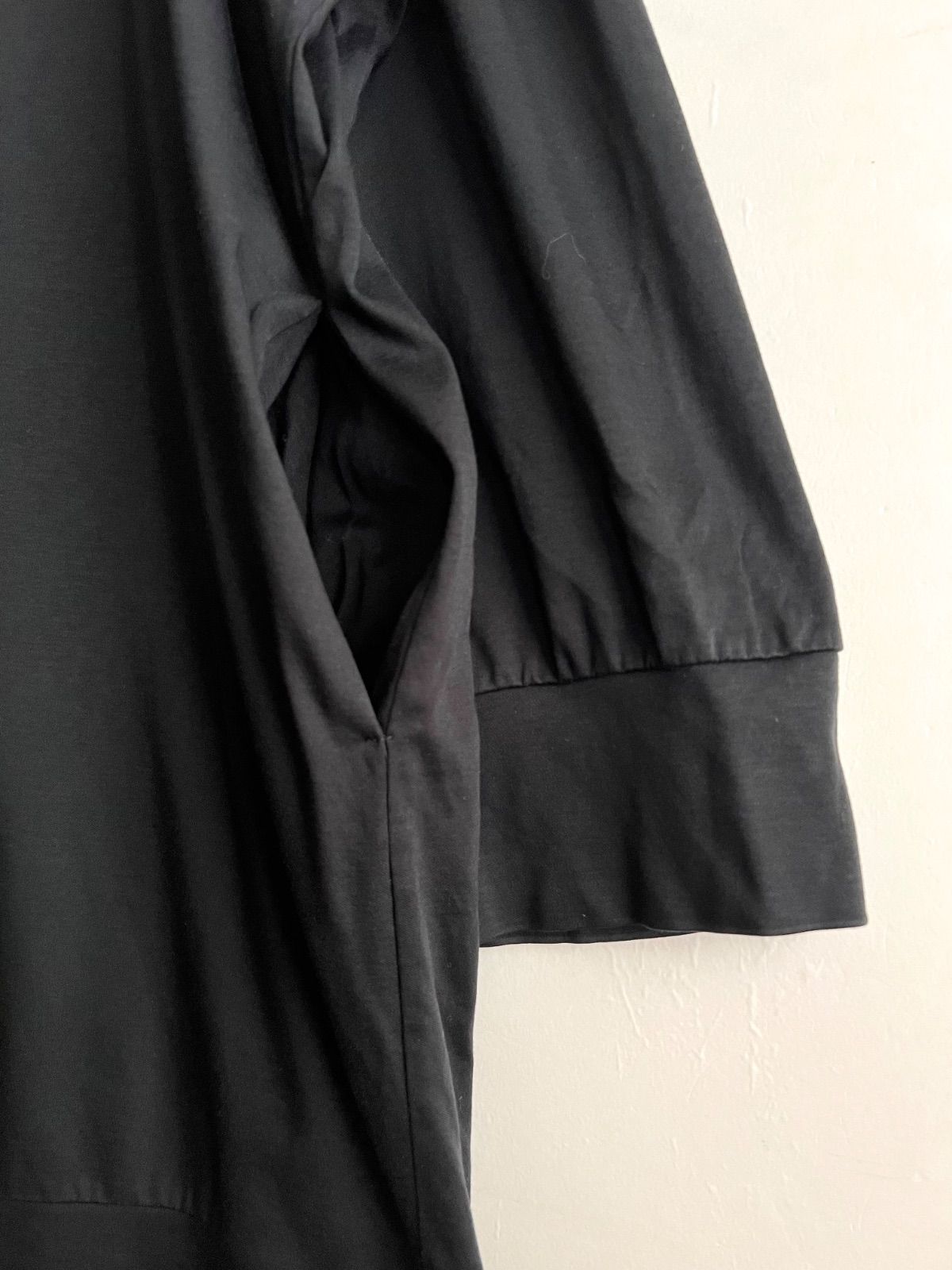 LIMI feu リミフゥ Big Neck Cut Sew One Pieace ビッグネック カットソーワンピース