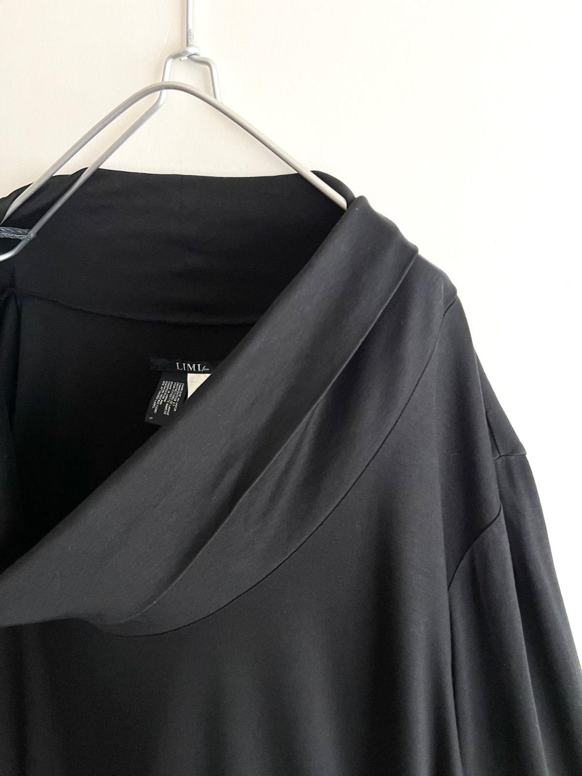 LIMI feu リミフゥ Big Neck Cut Sew One Pieace ビッグネック カットソーワンピース