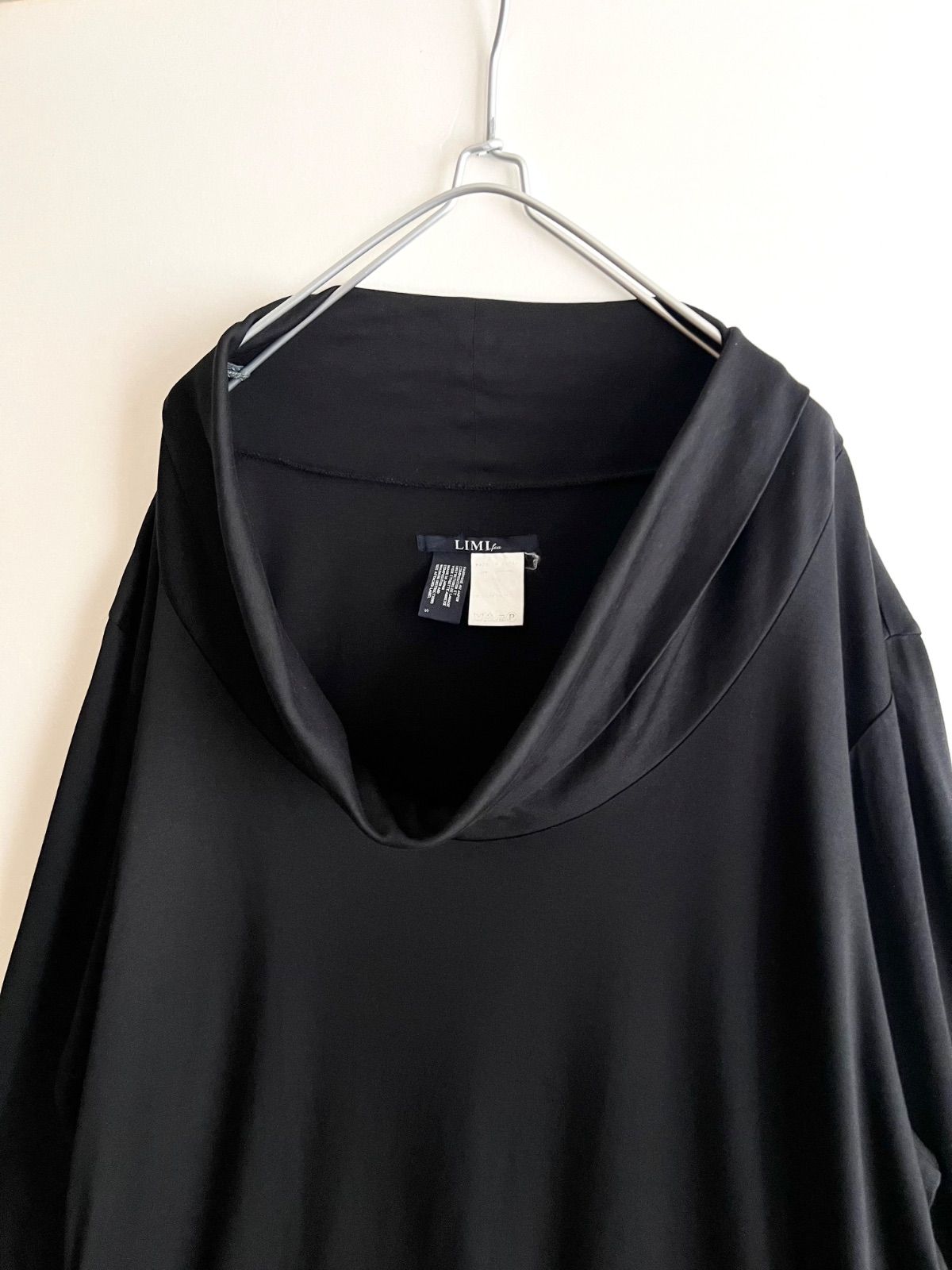 LIMI feu リミフゥ Big Neck Cut Sew One Pieace ビッグネック カットソーワンピース