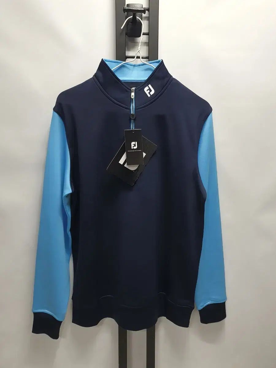 FootJoy フットジョイ ハーフジップ 長袖Tシャツ ネイビー ブルー 新品 m