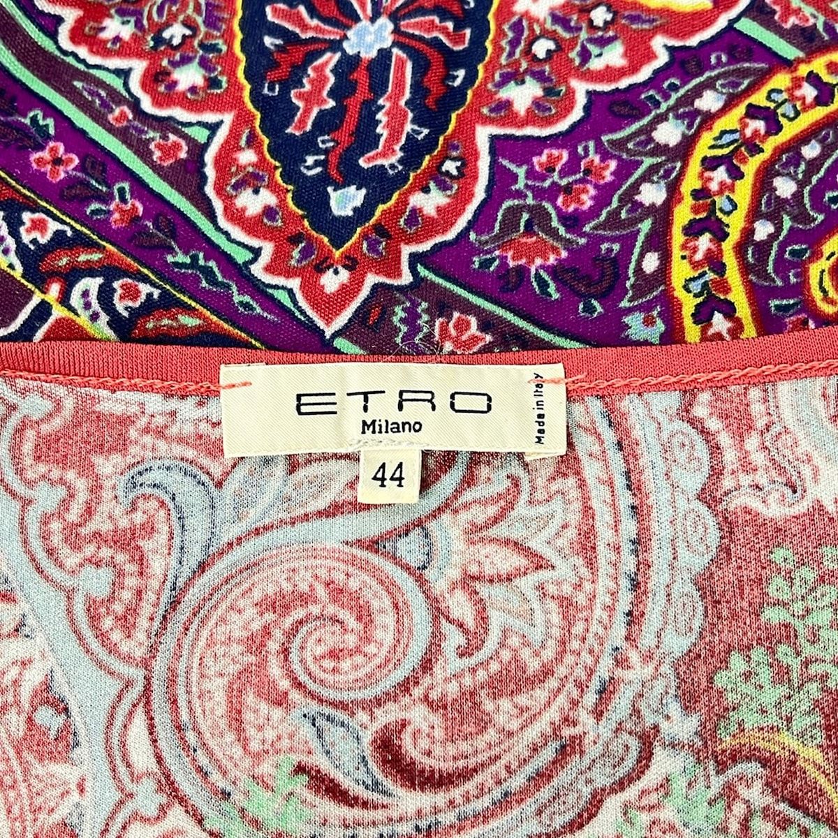 エトロ ETRO - グレー×ピンク×マルチ ペイズリー柄 スカーフ 公式通販 エトロ ETRO - グレー×ピンク×マルチ ペイズリー柄 スカーフ 公式通販