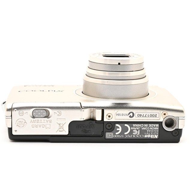 ＜難有品・ジャンク品＞ Nikon COOLPIX S5100 ウォームシルバー S5100SL｜コンパクトデジタルカメラ｜液晶黒点あり｜撮影影響あり｜AF不安定｜実用品・修理前提にも