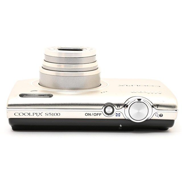 ＜難有品・ジャンク品＞ Nikon COOLPIX S5100 ウォームシルバー S5100SL｜コンパクトデジタルカメラ｜液晶黒点あり｜撮影影響あり｜AF不安定｜実用品・修理前提にも