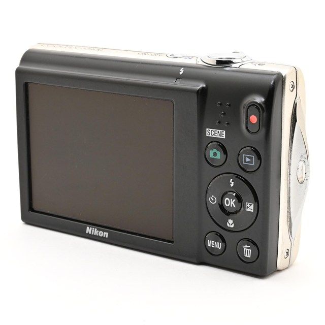＜難有品・ジャンク品＞ Nikon COOLPIX S5100 ウォームシルバー S5100SL｜コンパクトデジタルカメラ｜液晶黒点あり｜撮影影響あり｜AF不安定｜実用品・修理前提にも