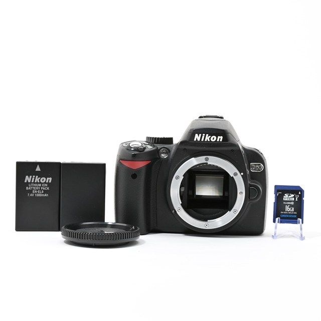 <良品> Nikon D60 ボディ|デジタル一眼レフカメラ|シャッター数4,378枚|動作良好|外観きれい|液晶非常に綺麗|バッテリー2個・16GB SDカード付属|安心の実用モデル