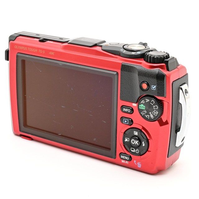 <良品> OLYMPUS Tough TG-5 レッド|防水デジタルカメラ|動作良好|実用品|液晶傷あり|レンズ面小傷あり|外観使用感強め|まだまだ使えるタフネスモデル <良品> OLYMPUS Tough TG-5 レッド|防水デジタルカメラ|動作良好|実用品|液晶傷あり|レンズ面小傷あり|外観使用感強め|まだまだ使えるタフネスモデル