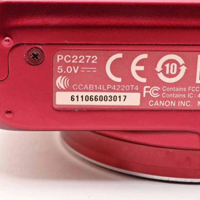 ＜並品＞ Canon PowerShot SX720 HS レッド｜コンパクトデジタルカメラ｜高倍率ズーム｜動作良好｜実用品｜外観使用感あり｜液晶小傷あり｜2GB SDカード付属