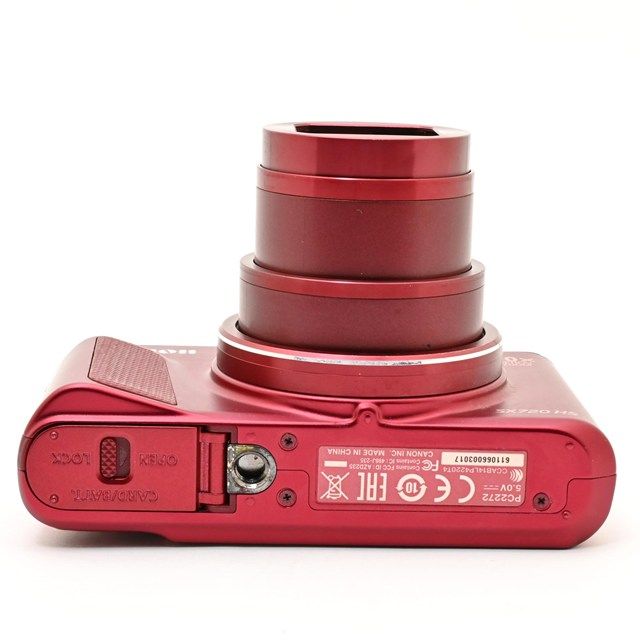 ＜並品＞ Canon PowerShot SX720 HS レッド｜コンパクトデジタルカメラ｜高倍率ズーム｜動作良好｜実用品｜外観使用感あり｜液晶小傷あり｜2GB SDカード付属