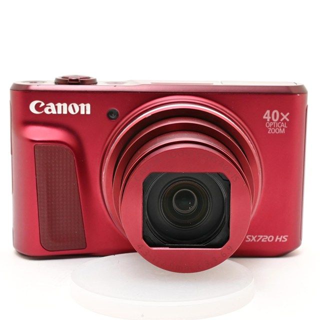 ＜並品＞ Canon PowerShot SX720 HS レッド｜コンパクトデジタルカメラ｜高倍率ズーム｜動作良好｜実用品｜外観使用感あり｜液晶小傷あり｜2GB SDカード付属