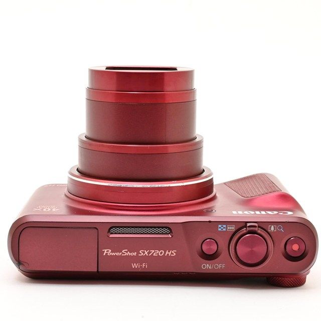 ＜並品＞ Canon PowerShot SX720 HS レッド｜コンパクトデジタルカメラ｜高倍率ズーム｜動作良好｜実用品｜外観使用感あり｜液晶小傷あり｜2GB SDカード付属