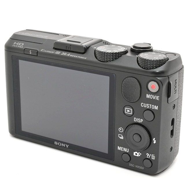 ＜良品＞ SONY Cyber-shot HX50V DSC-HX50V｜コンパクトデジタルカメラ｜高倍率ズーム｜動作良好｜外観きれい｜日本語表示なし｜液晶小傷あり｜安心の実用モデル