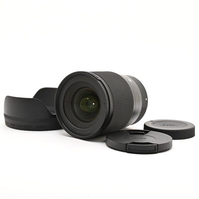 ＜美品＞ SIGMA 16mm F1.4 DC DN Contemporary C017 Sony Eマウント｜大口径単焦点レンズ｜APS-C対応｜動作良好｜外観非常に綺麗｜光学良好｜安心の高コンディション