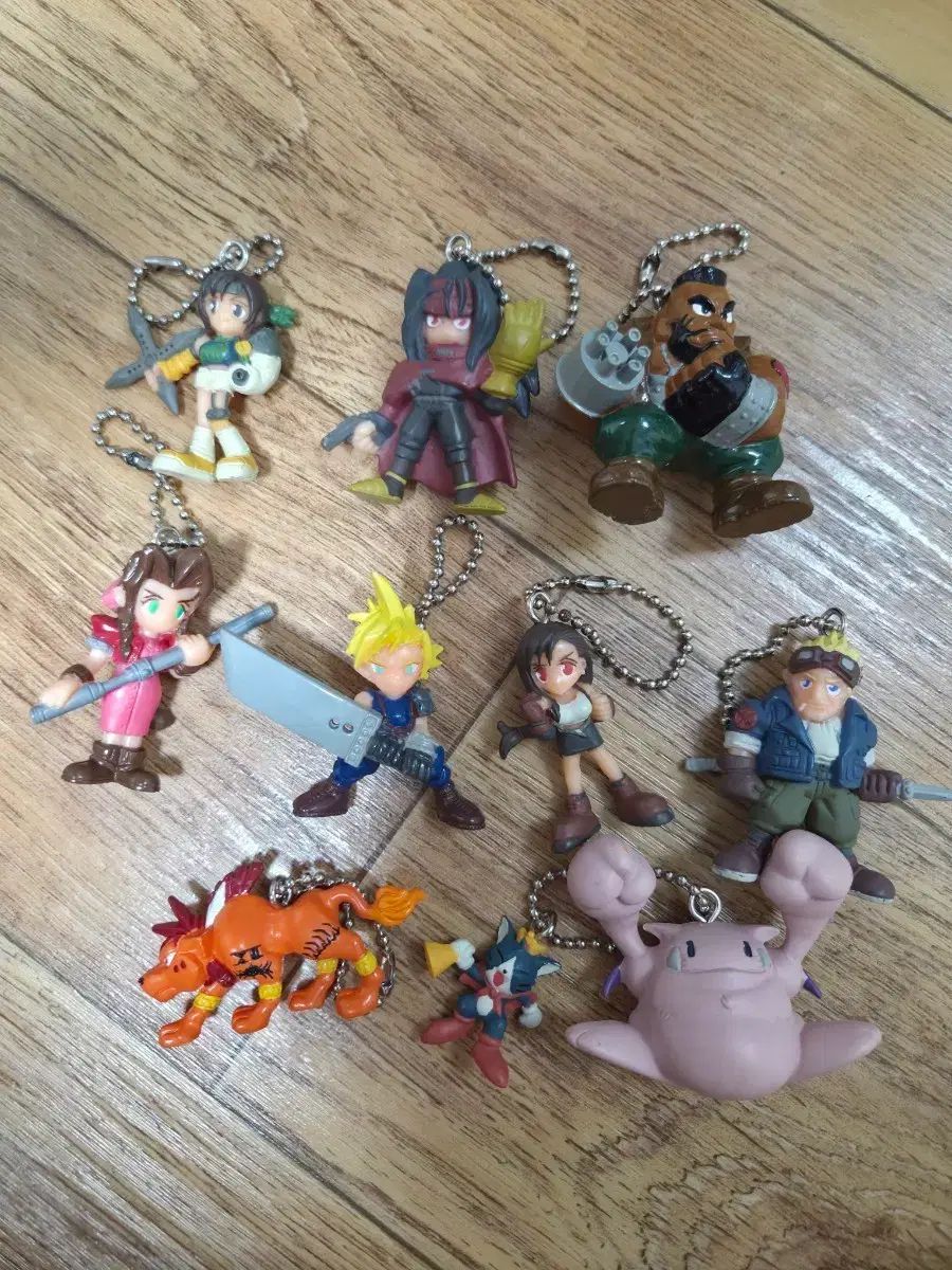 ファイナルファンタジー7 フィギュア キーホルダー クラシック 9種 フルセット