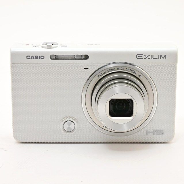 ＜美品＞ CASIO EXILIM EX-ZR70WE ホワイト｜自分撮り対応コンパクトデジタルカメラ｜チルト液晶｜メイクアップ＆セルフィーアート｜動作良好｜16GBカード・ポーチ付属｜極上美品
