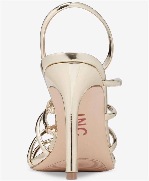 アイエヌシー インターナショナル コンセプト レディース シューズ サンダル INC International Concepts Womens Ginny Strappy Stiletto Sandals Light Gold ゴールド アイエヌシー インターナショナル コンセプト レディース シューズ サンダル INC International Concepts Womens Ginny Strappy Stiletto Sandals Light Gold ゴールド