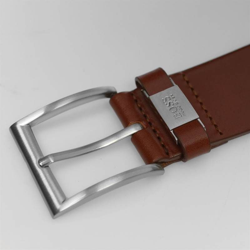 ボス メンズ アクセサリー ベルト BOSS Connio Belt Tan 210 タン