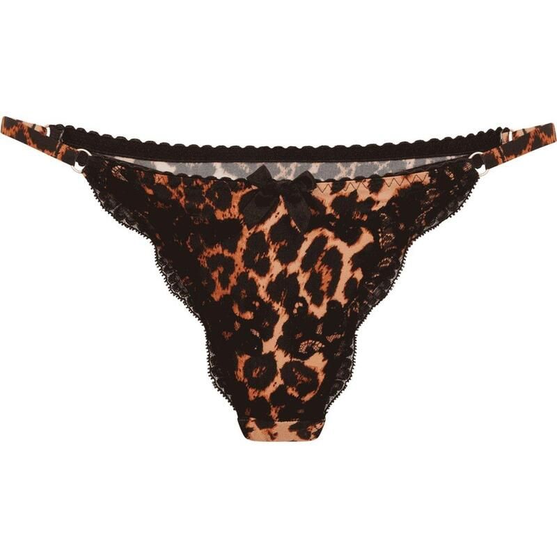 エージェントプロヴォケイター レディース アンダーウェア パンツ Agent Provocateur MOLLY Thong LeopardBlack ブラック