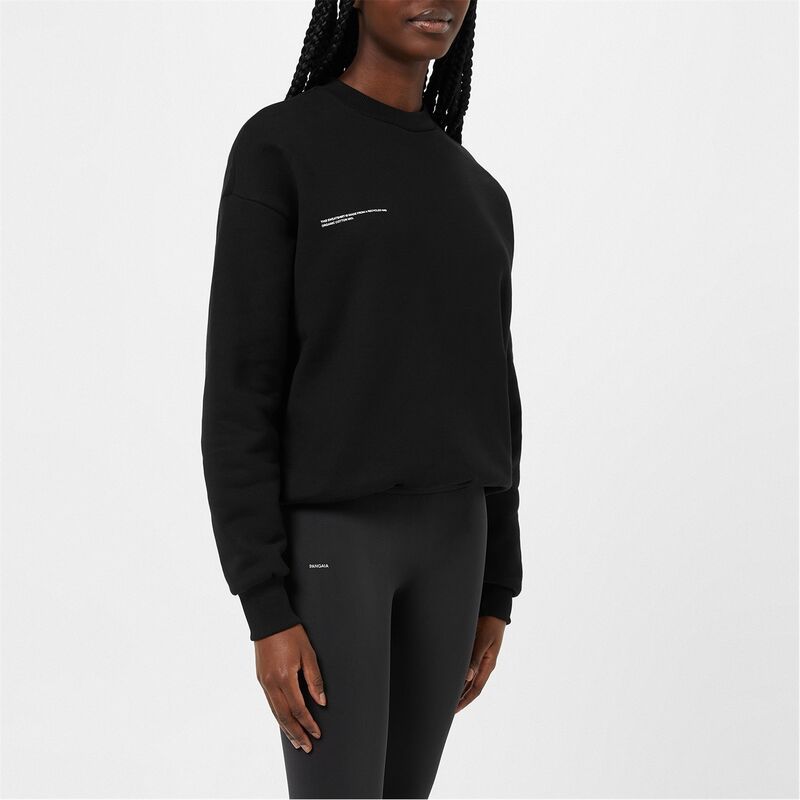 パンゲア レディース アウター パーカー・スウェット スウェット シャツ PANGAIA Signature Sweatshirt Black ブラック