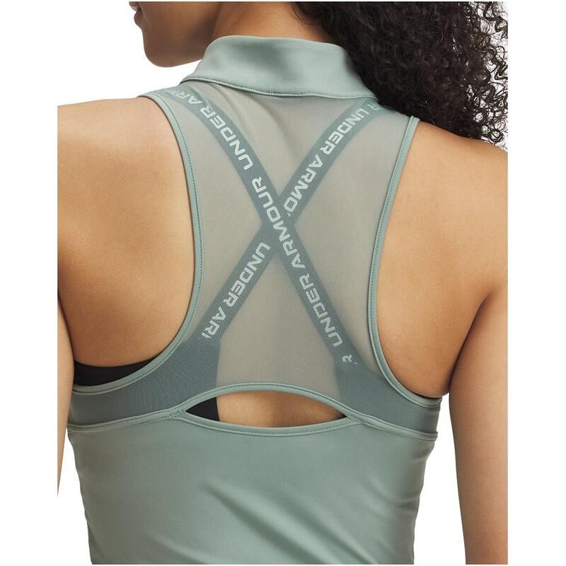 アンダーアーマー レディース トップス シャツ ベスト Under Armour Vansh Vent Vest Green グリーン