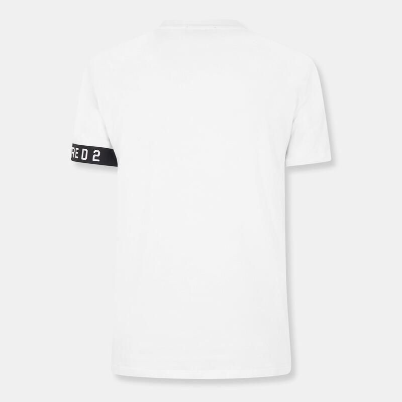ディースクエアード メンズ トップス Tシャツ スリムフィット ロゴ DSquared2 Mens DSQ Band Logo Slim FitShirt White ホワイト ディースクエアード メンズ トップス Tシャツ スリムフィット ロゴ DSquared2 Mens DSQ Band Logo Slim FitShirt White ホワイト