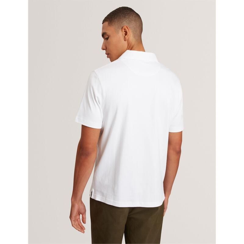 テッドベーカー メンズ トップス ポロシャツ Ted Baker Ted Mercerised Polo Sn00 White ホワイト テッドベーカー メンズ トップス ポロシャツ Ted Baker Ted Mercerised Polo Sn00 White ホワイト