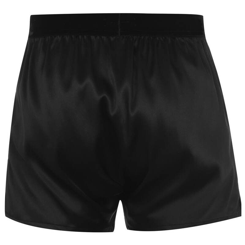 トム・フォード メンズ アンダーウェア ボクサーパンツ シルク TOM FORD Silk Boxers Black 002 ブラック