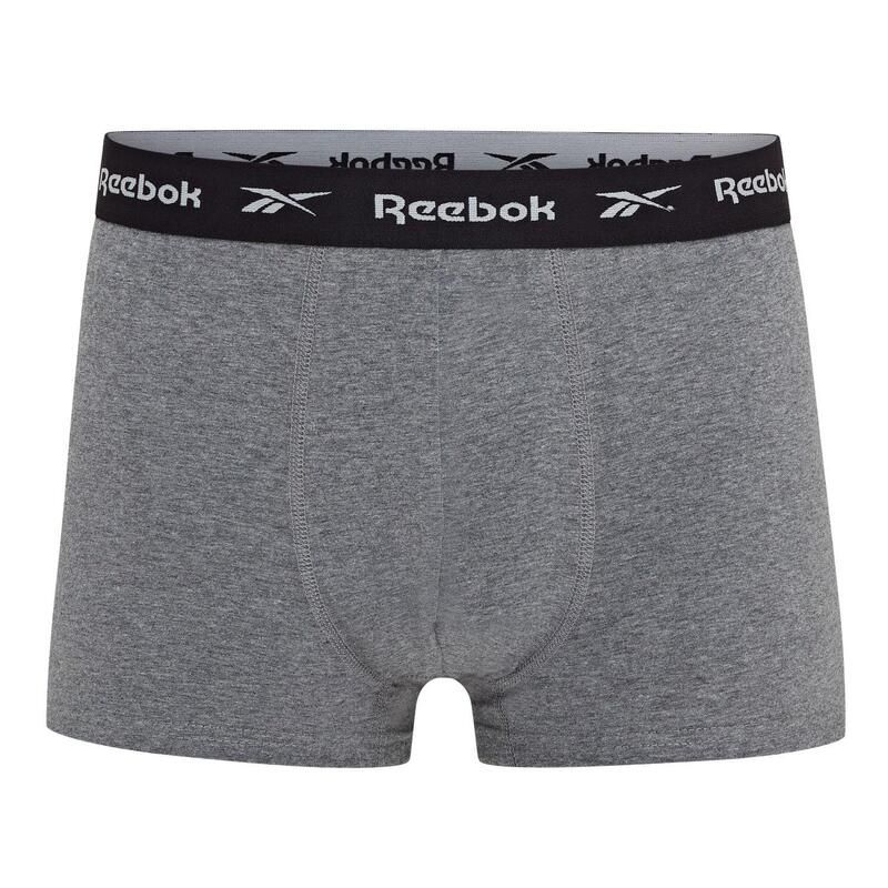 リーボック メンズ アンダーウェア ボクサーパンツ Reebok 5 Pack Trunks Mens BlkWhtGryNvy