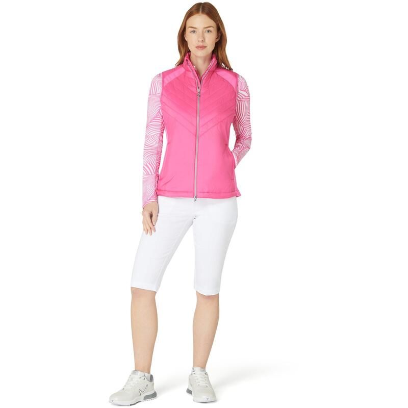 キャラウェイ レディース アウター ベスト ジレ Callaway Performance Gilet Cheeky Pink ピンク