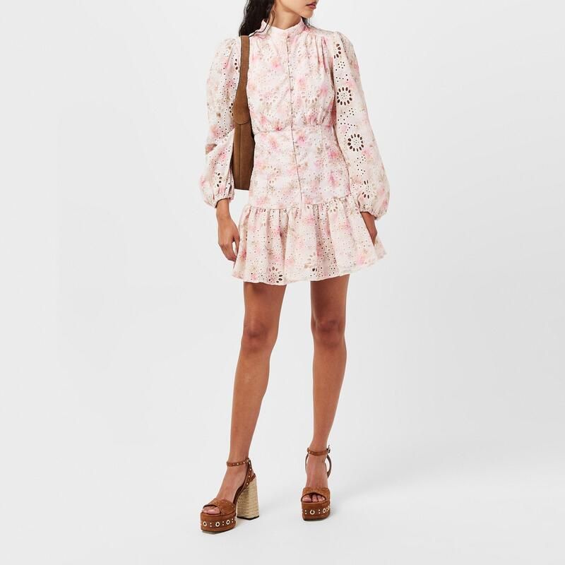 バードット レディース トップス ワンピース ミニ シャツ Bardot Womens Hendry Mini Shirt Dress Pink Floral ピンク