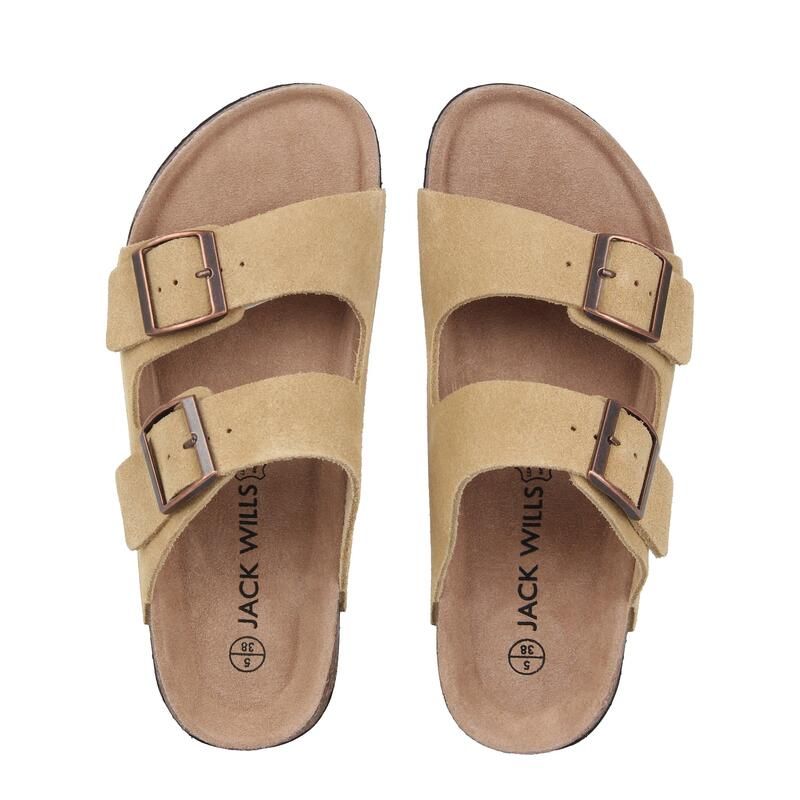 ジャック ウィルス レディース シューズ サンダル Jack Wills JW Cork Strap Flat Sandals Natural