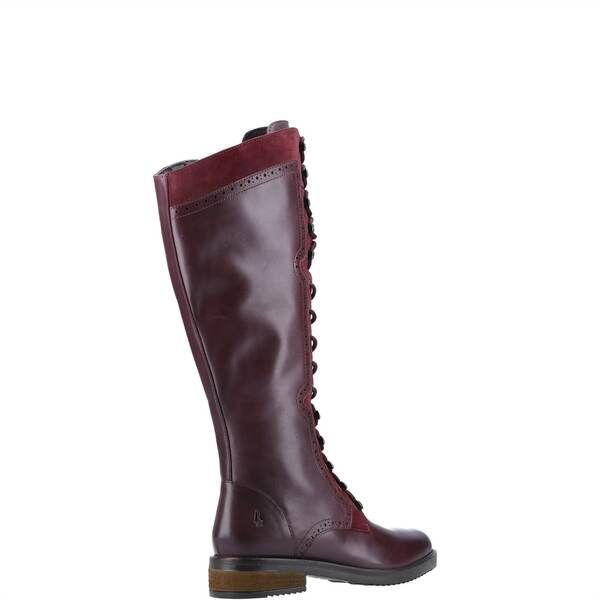 ハッシュパピー レディース シューズ ブーツ・レインブーツ Hush Puppies Rudy Long Boot Dark Red レッド