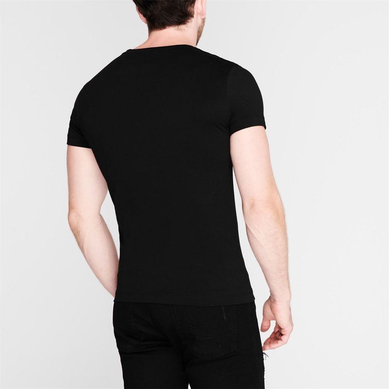 カルバンクライン メンズ トップス Tシャツ Calvin Klein Jeans Monogram T Shirt Black ブラック