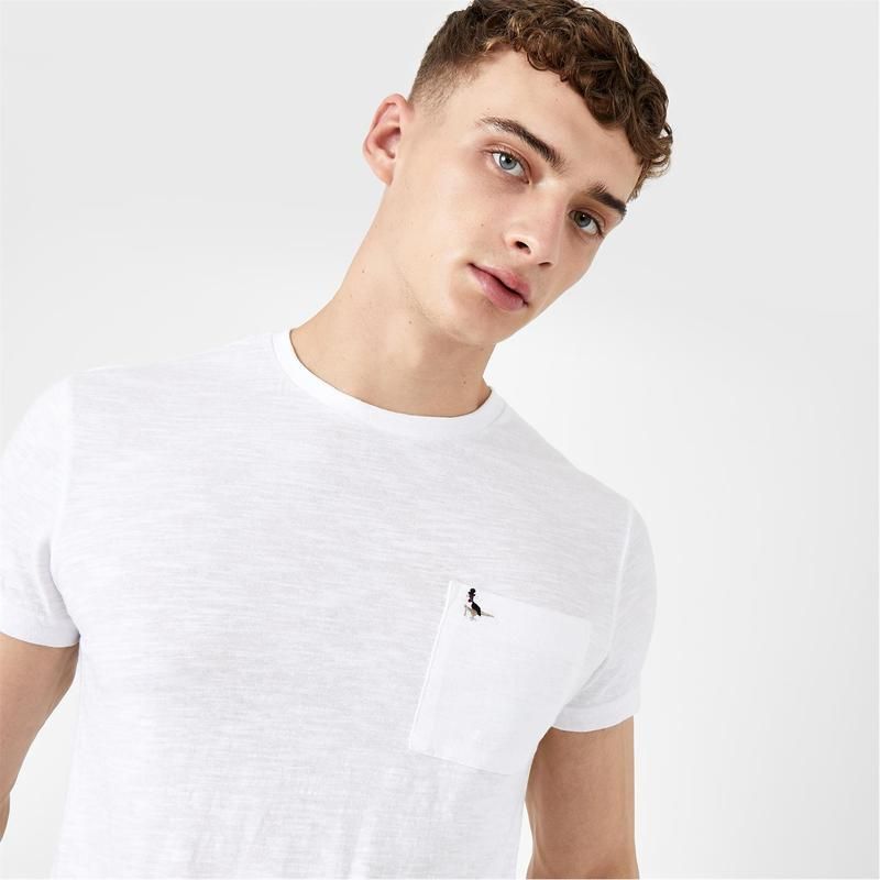 ジャック ウィルス メンズ トップス Tシャツ ロゴ Jack Wills Ayleford Logo TShirt White ホワイト