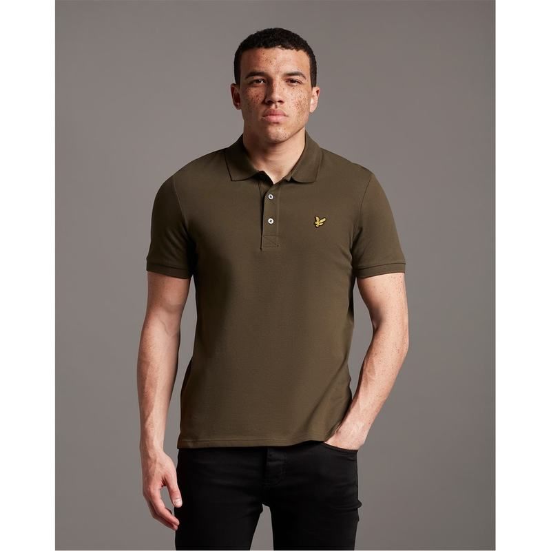 ライルアンドスコット メンズ トップス Tシャツ ポロシャツ ロゴ Lyle and Scott Logo Polo Shirt Olive W485 オリーブ ライルアンドスコット メンズ トップス Tシャツ ポロシャツ ロゴ Lyle and Scott Logo Polo Shirt Olive W485 オリーブ