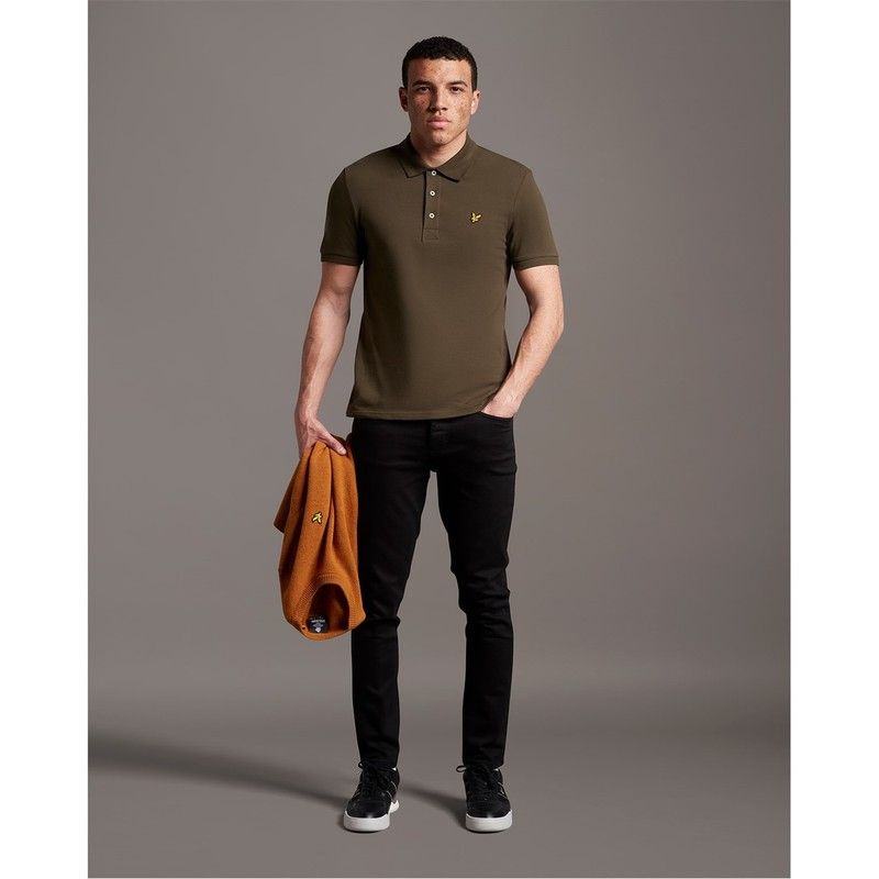 ライルアンドスコット メンズ トップス Tシャツ ポロシャツ ロゴ Lyle and Scott Logo Polo Shirt Olive W485 オリーブ ライルアンドスコット メンズ トップス Tシャツ ポロシャツ ロゴ Lyle and Scott Logo Polo Shirt Olive W485 オリーブ