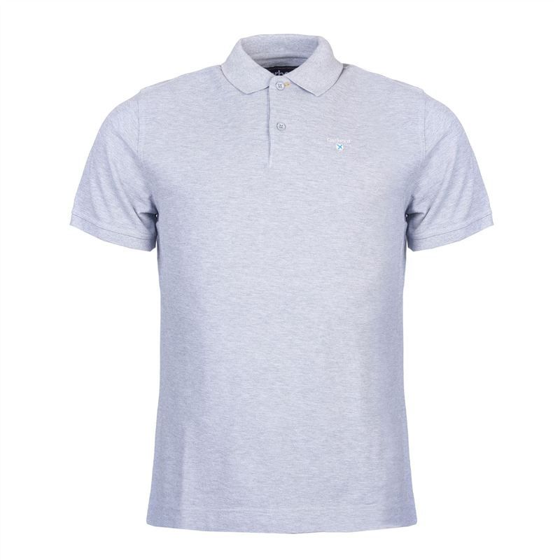 バブアー メンズ トップス Tシャツ ポロシャツ Barbour Sports Polo Shirt Grey Marl GY52 グレー