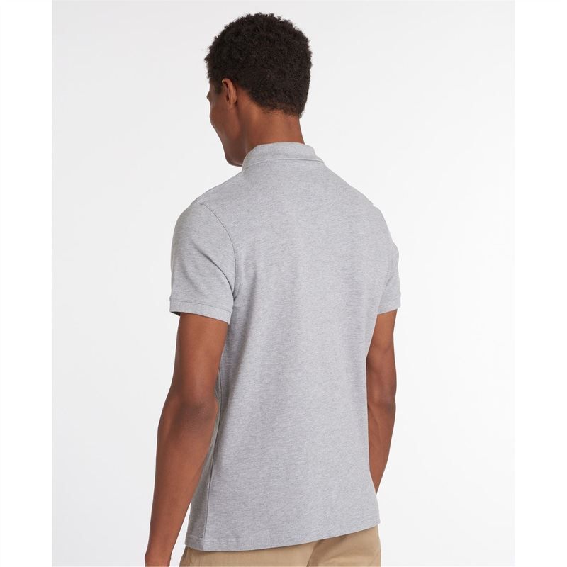 バブアー メンズ トップス Tシャツ ポロシャツ Barbour Sports Polo Shirt Grey Marl GY52 グレー