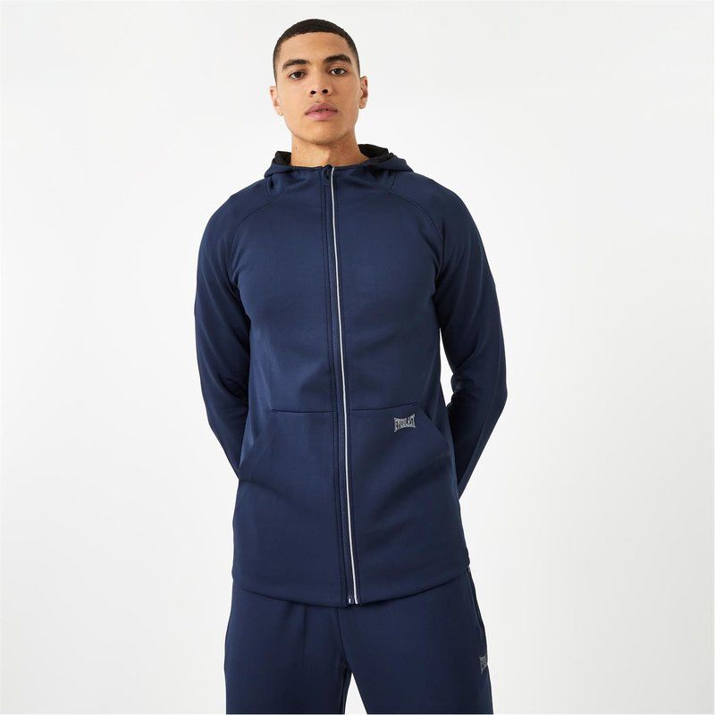 エバーラスト メンズ アウター パーカー・スウェット パーカー Everlast Track Hoodie Navy ネイビー